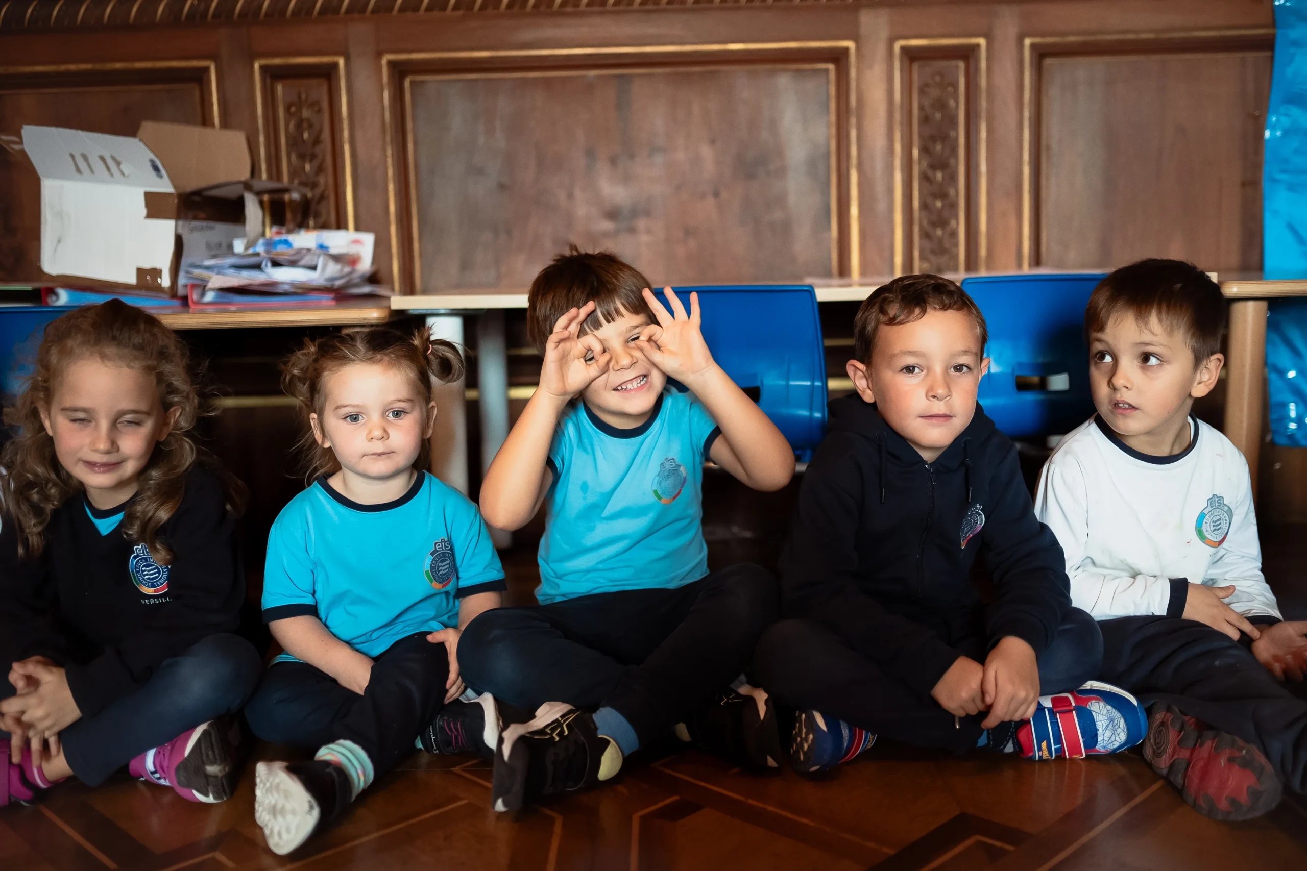 Kindergarten students at EIS Versilia