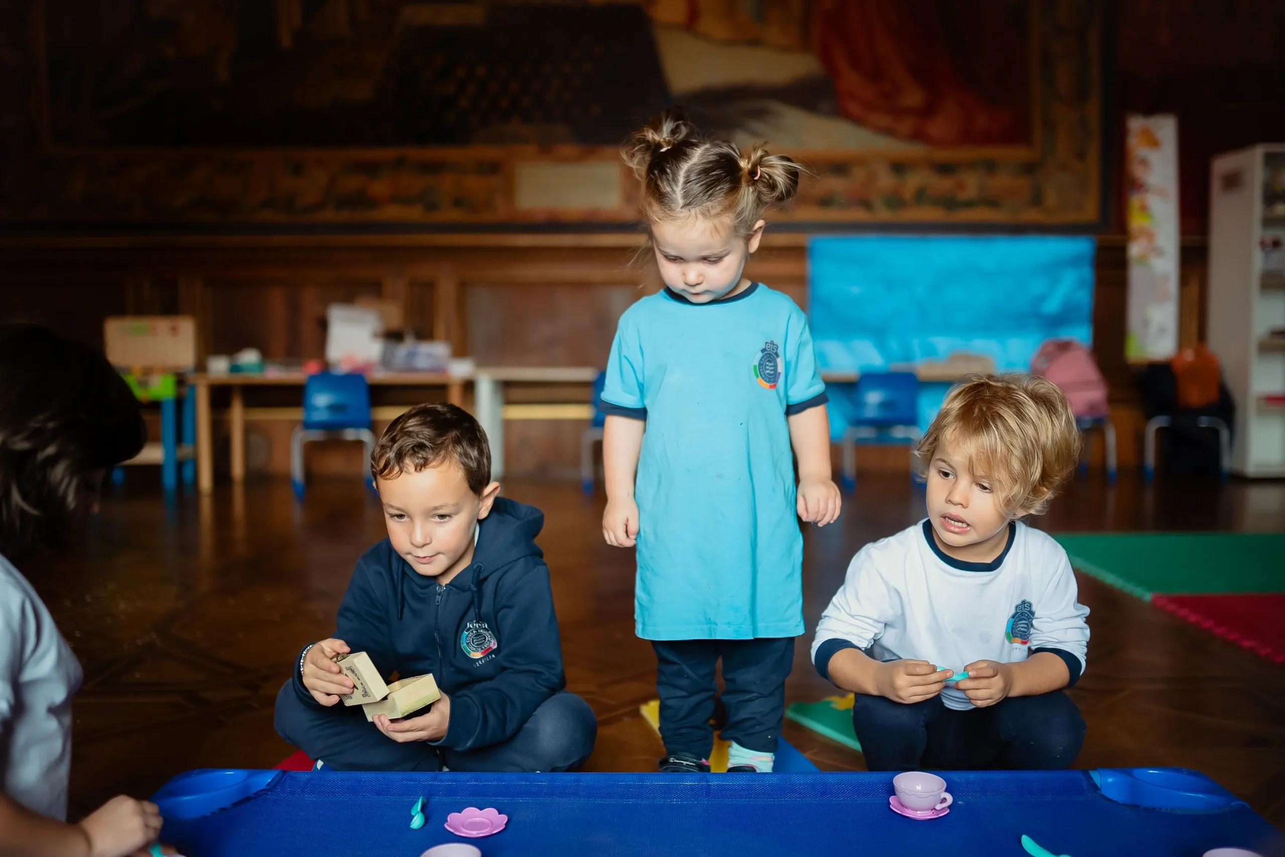 Kindergarten students at EIS Versilia