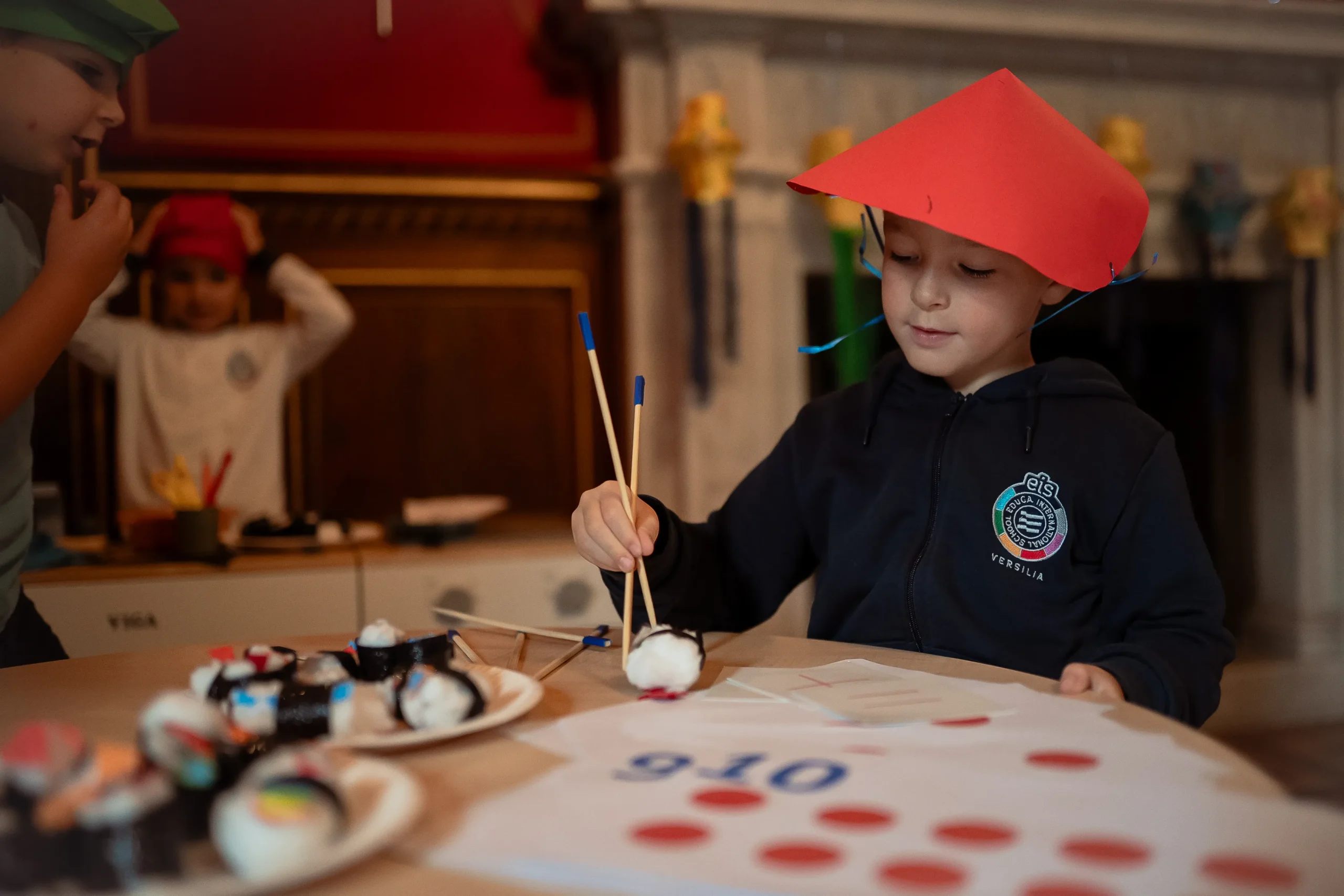 Kindergarten students at EIS Versilia