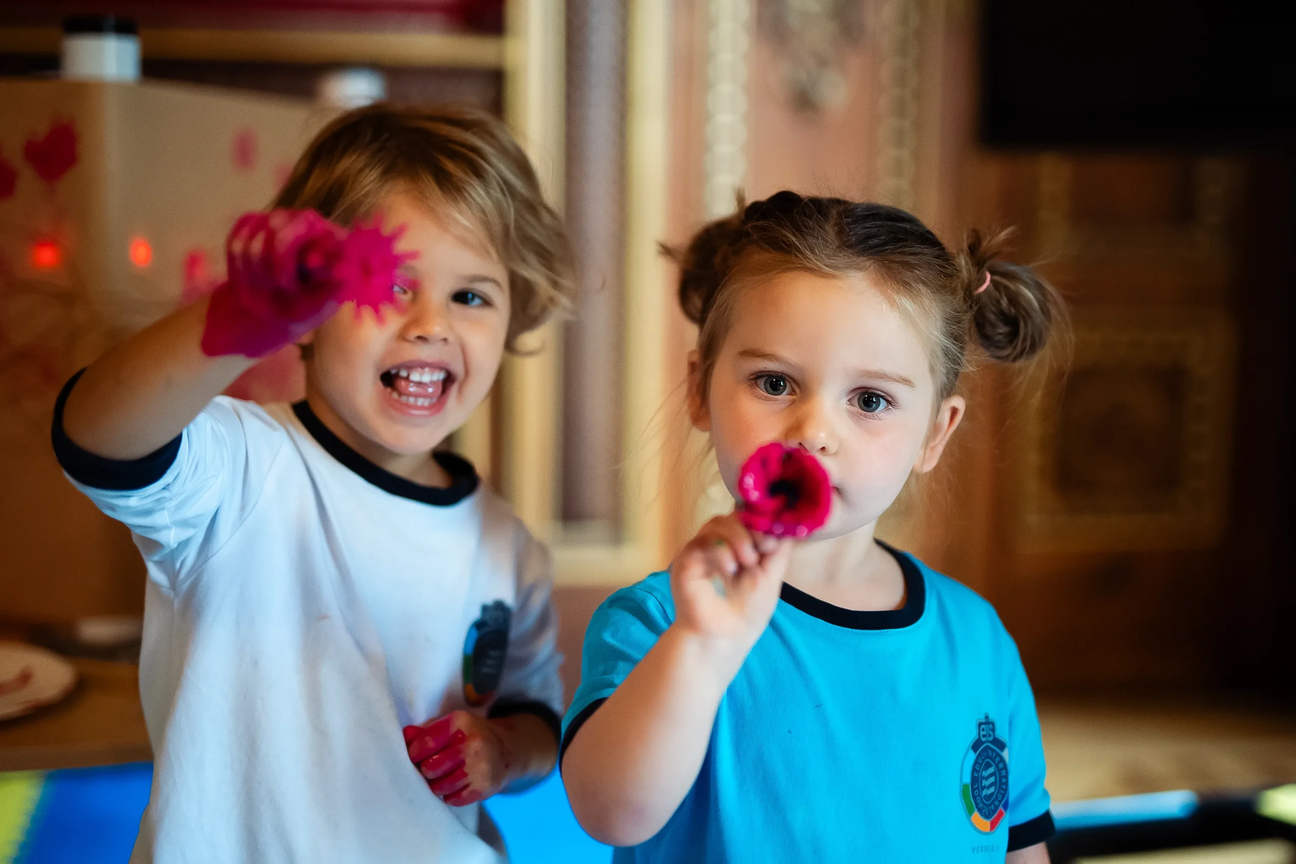 Kindergarten students at EIS Versilia