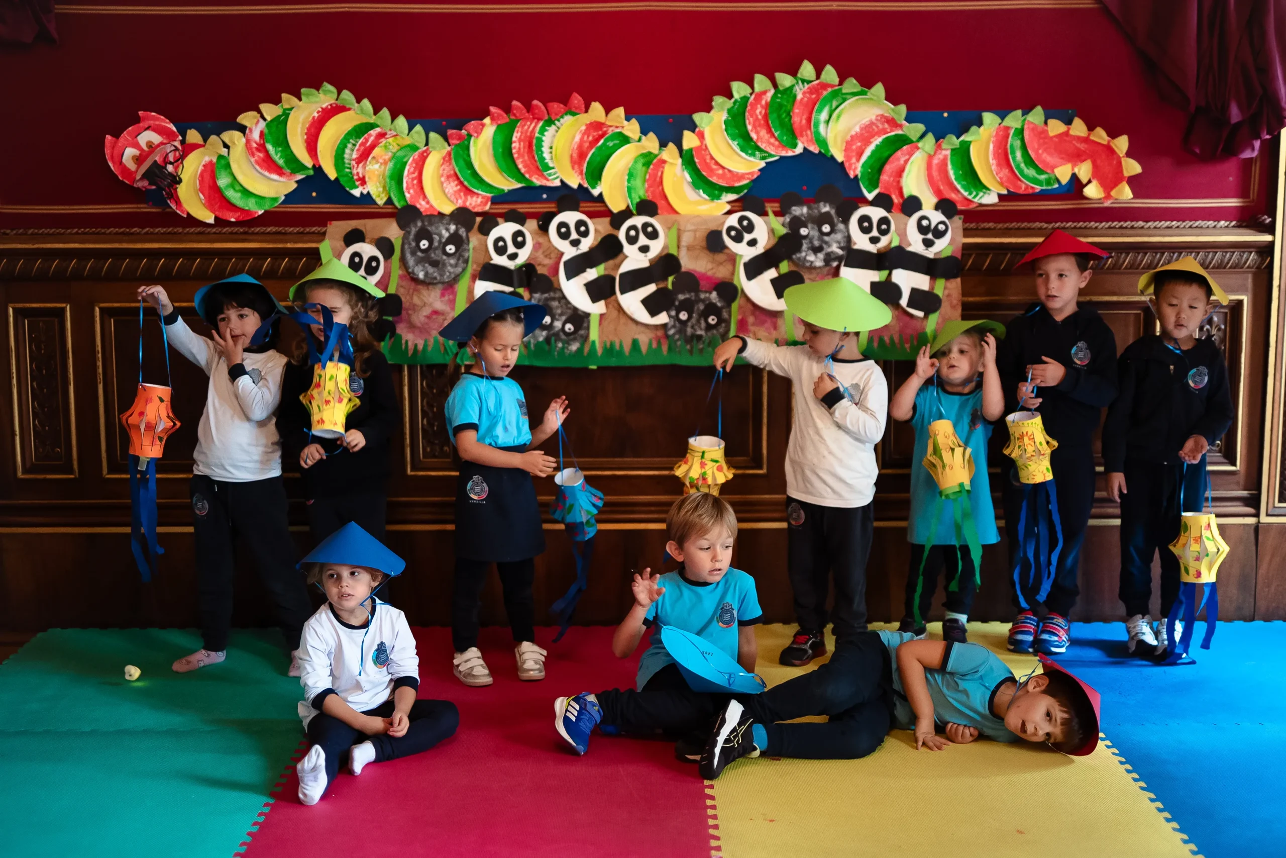 Kindergarten students at EIS Versilia