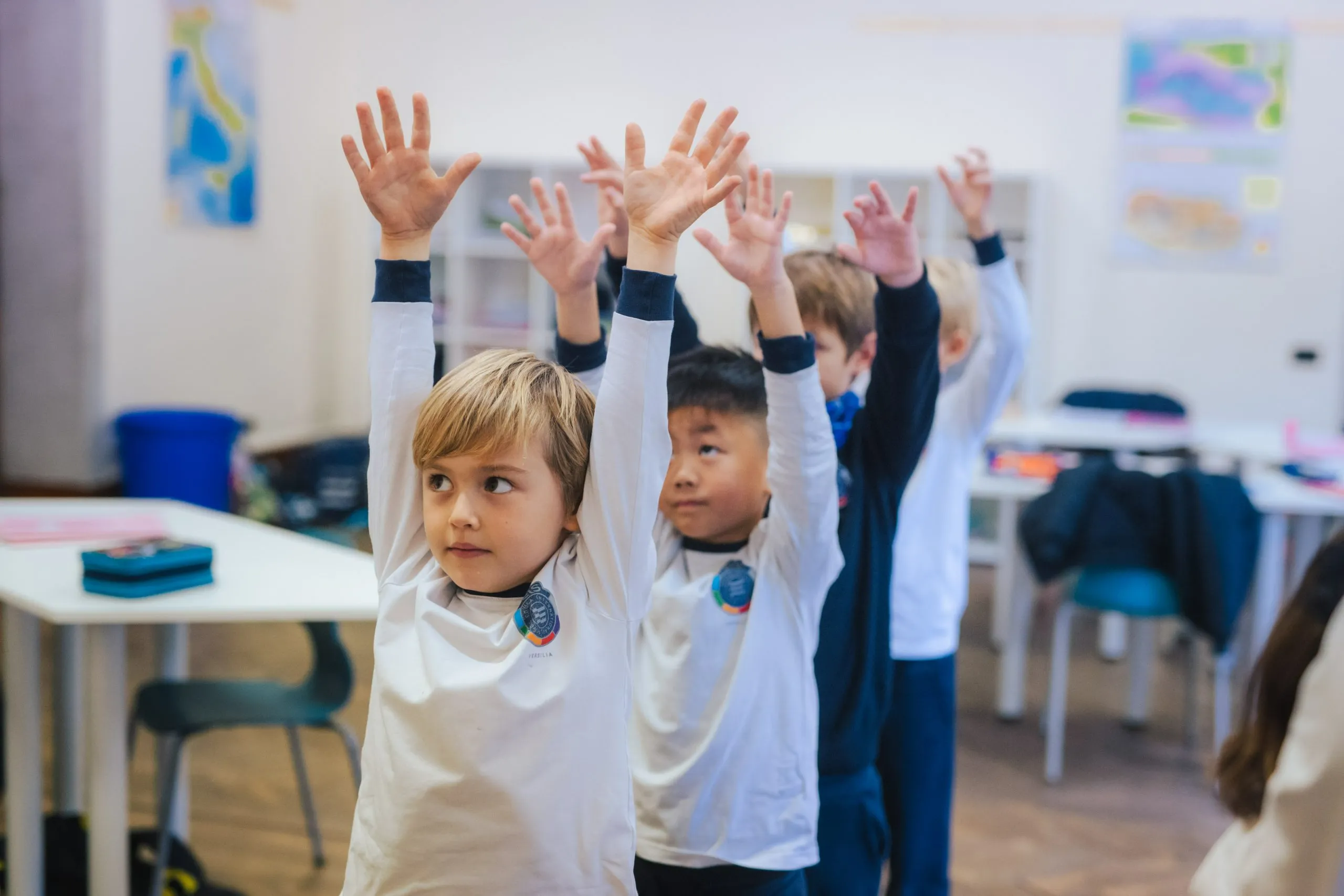 Primary school students at EIS Versilia